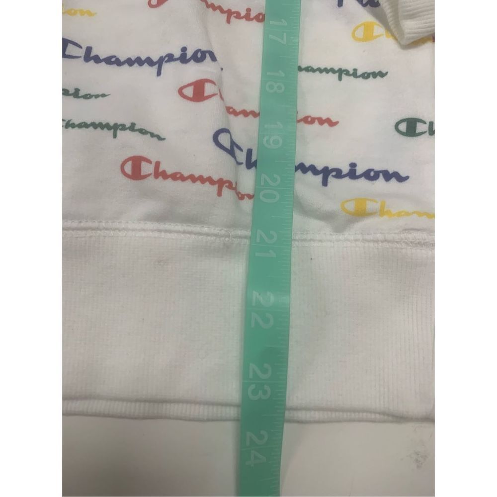 Multicolored Champion Monogrammed Patterned Sweat… - image 7